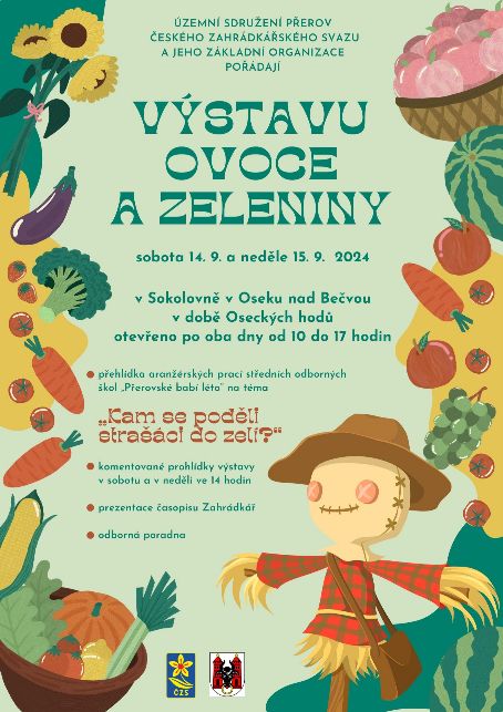 Výstava ovoce a zeleniny Osek nad Bečvou