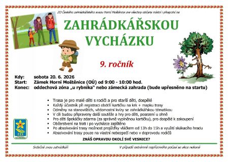 Pozvánka na Zahradkářskou vycházku_2026